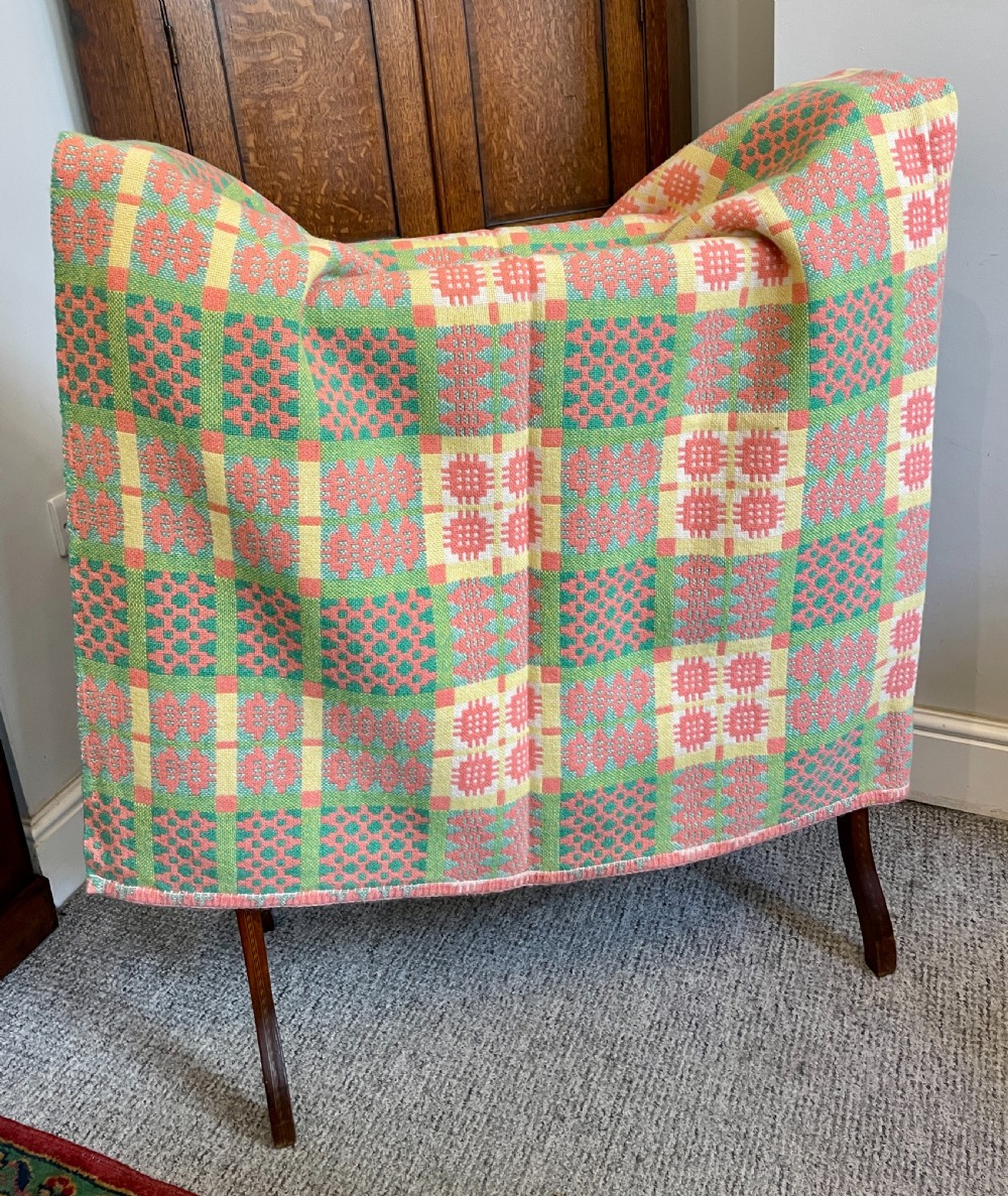 Welsh Caernarfon Double Weave Tapestry Blanket