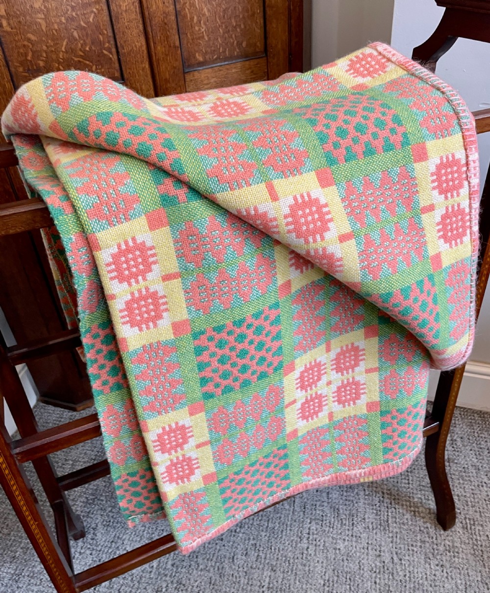 Welsh Caernarfon Double Weave Tapestry Blanket View VI