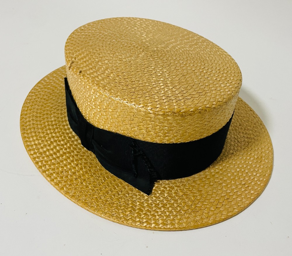 Original Vintage Straw Boater
 View II