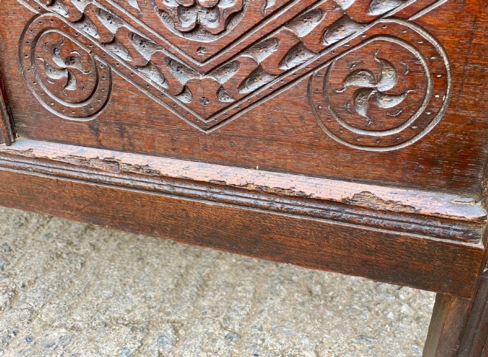 17th Century Oak Coffer View VII