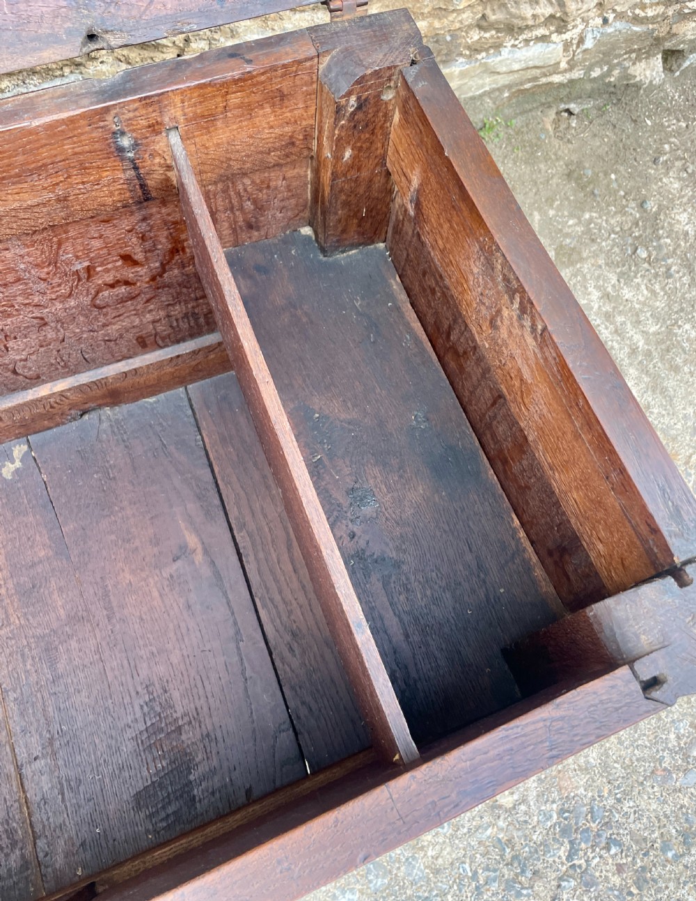 17th Century Oak Coffer View IX