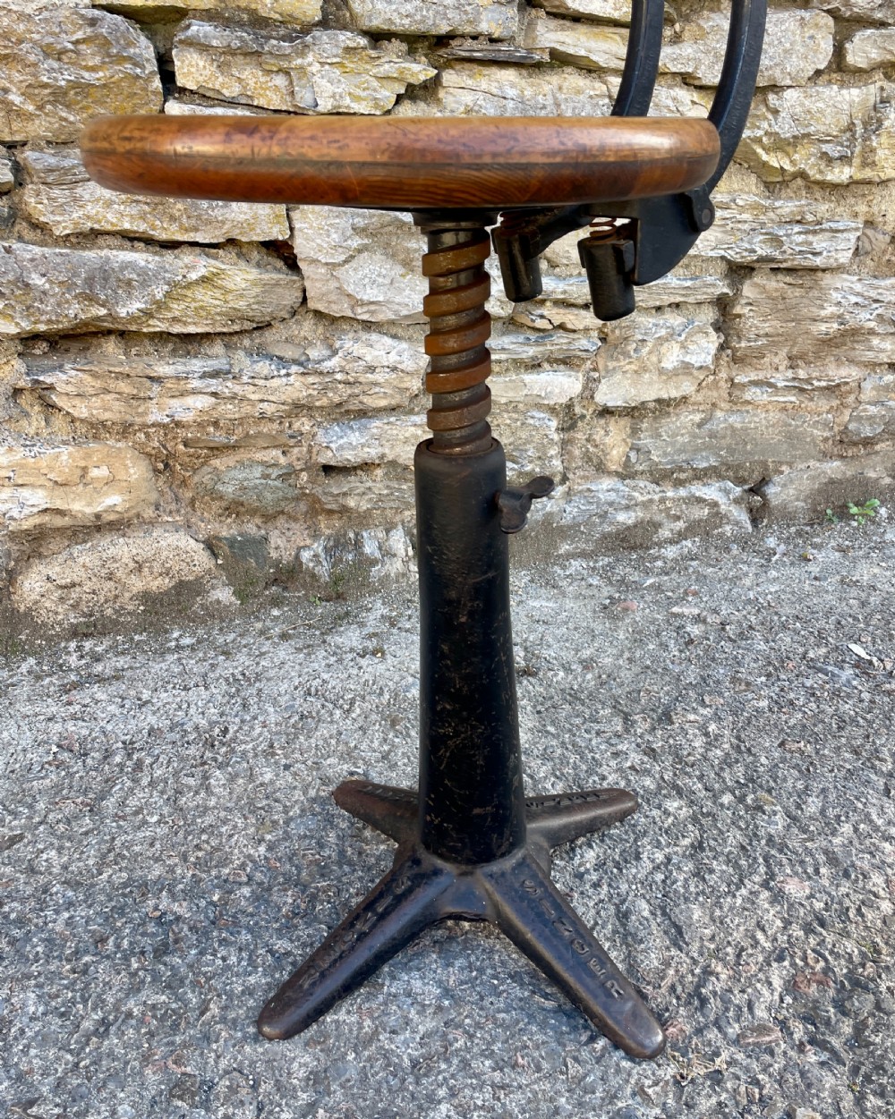 Original Singer Factory Machinist’s Chair View XII