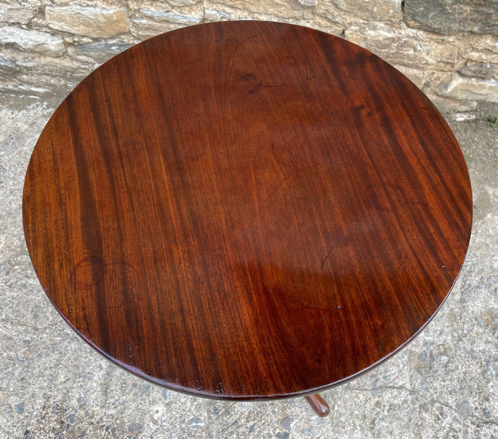 Georgian Mahogany Wine Table View XI
