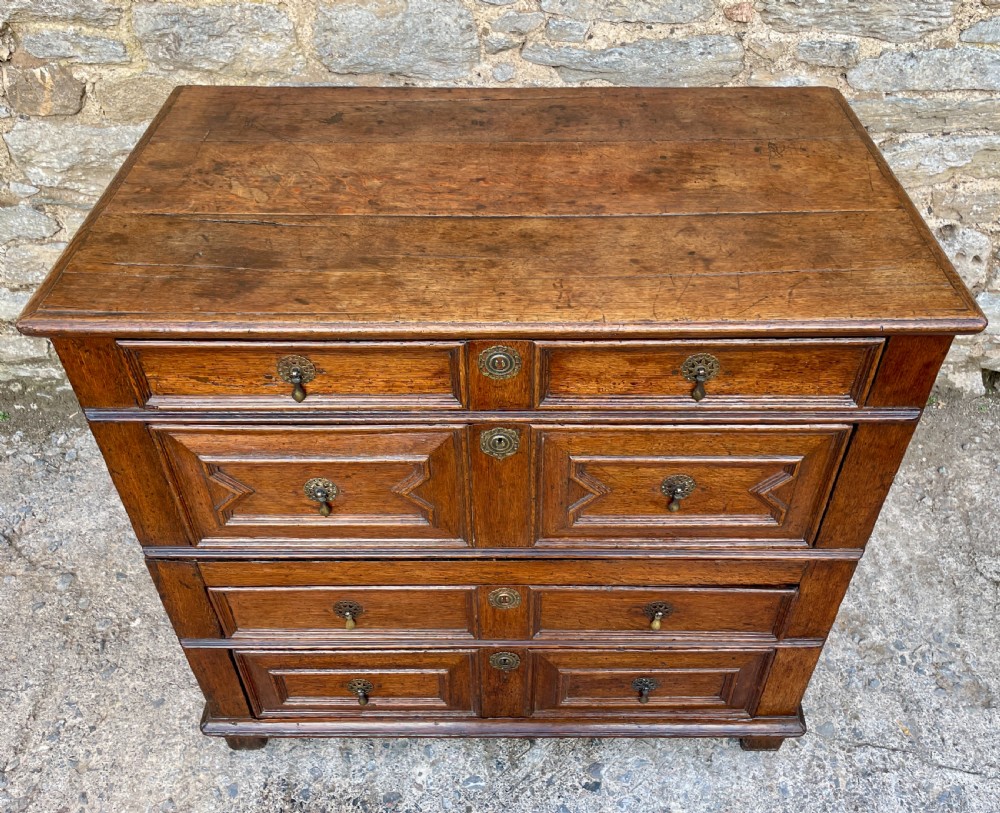 17th Century Oak Chest of Drawers View V