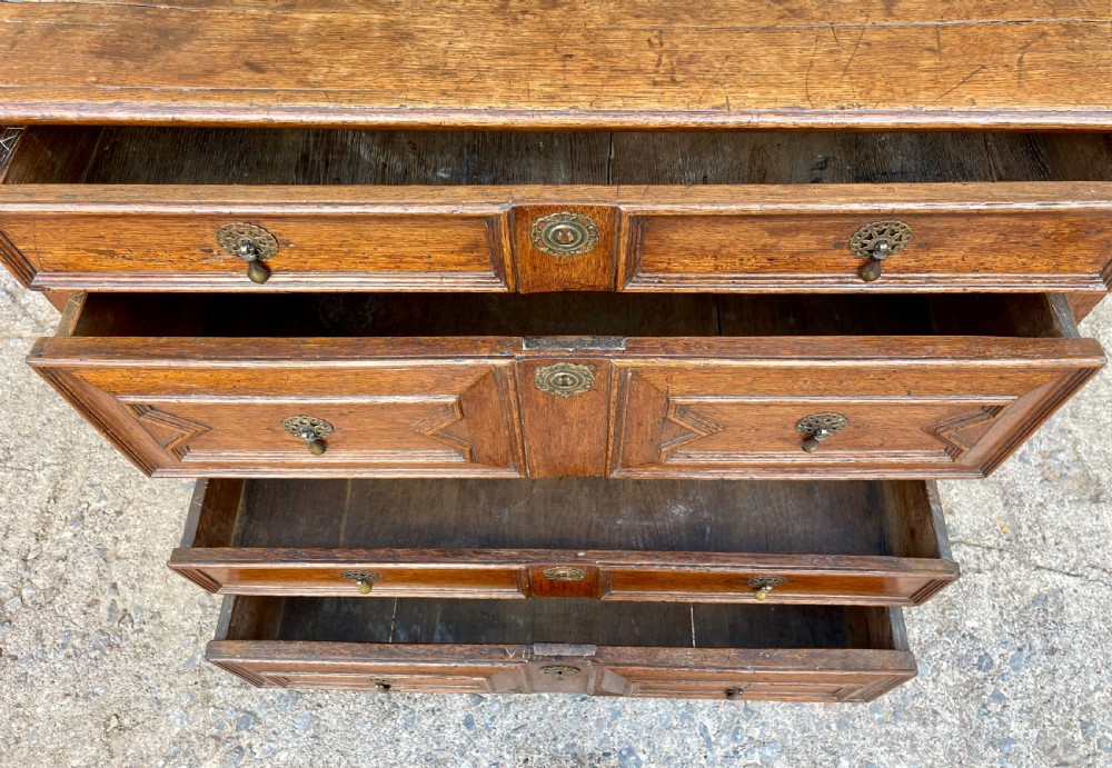 17th Century Oak Chest of Drawers View XV