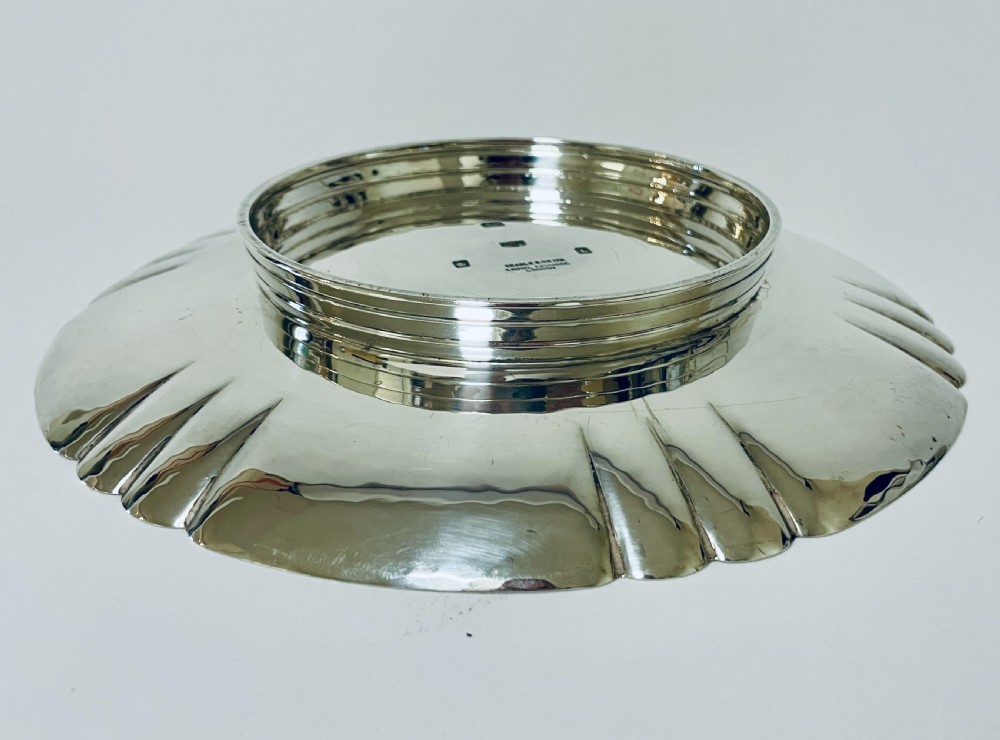 Antique Silver Pedestal Footed Bowl
 View VII