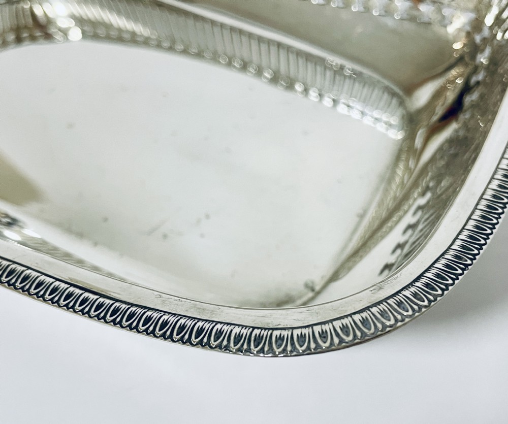 Antique Silver Fruit or Bread Basket View IV