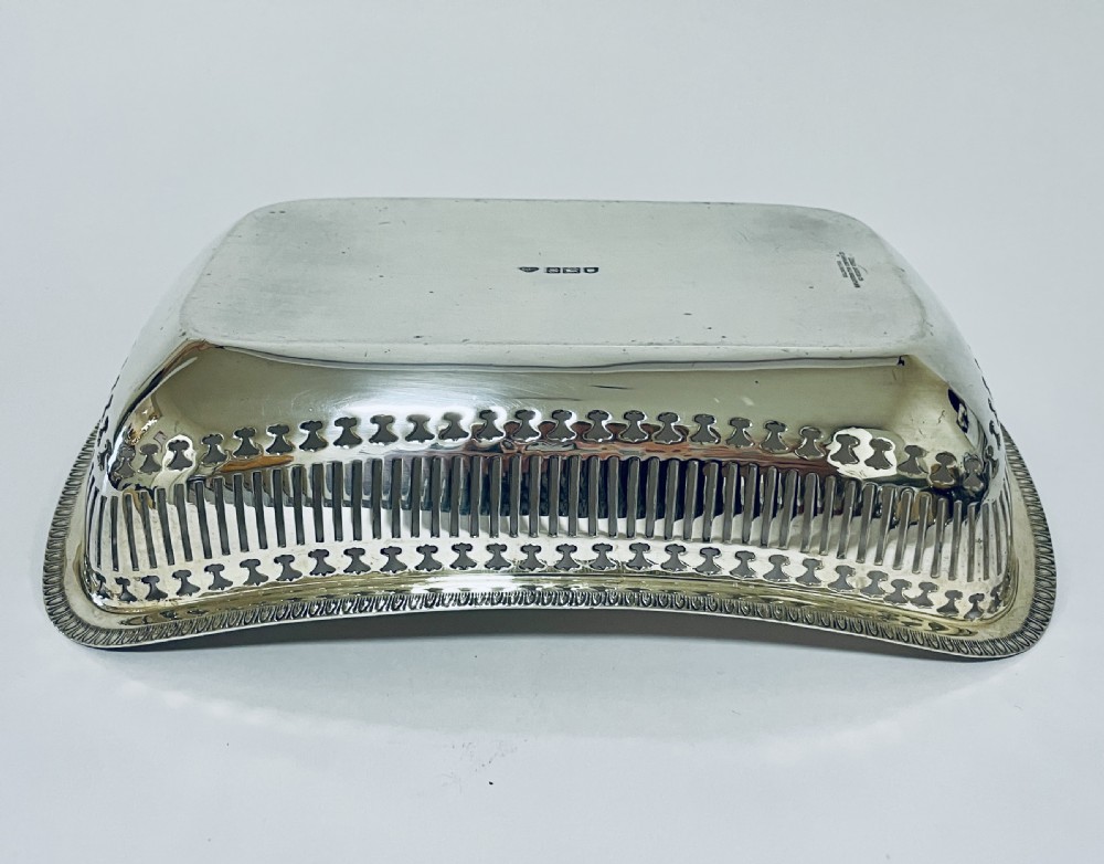 Antique Silver Fruit or Bread Basket View VII