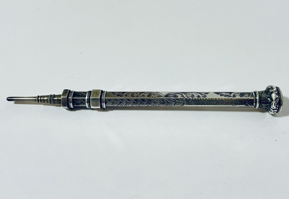 Victorian Silver Propelling Pencil