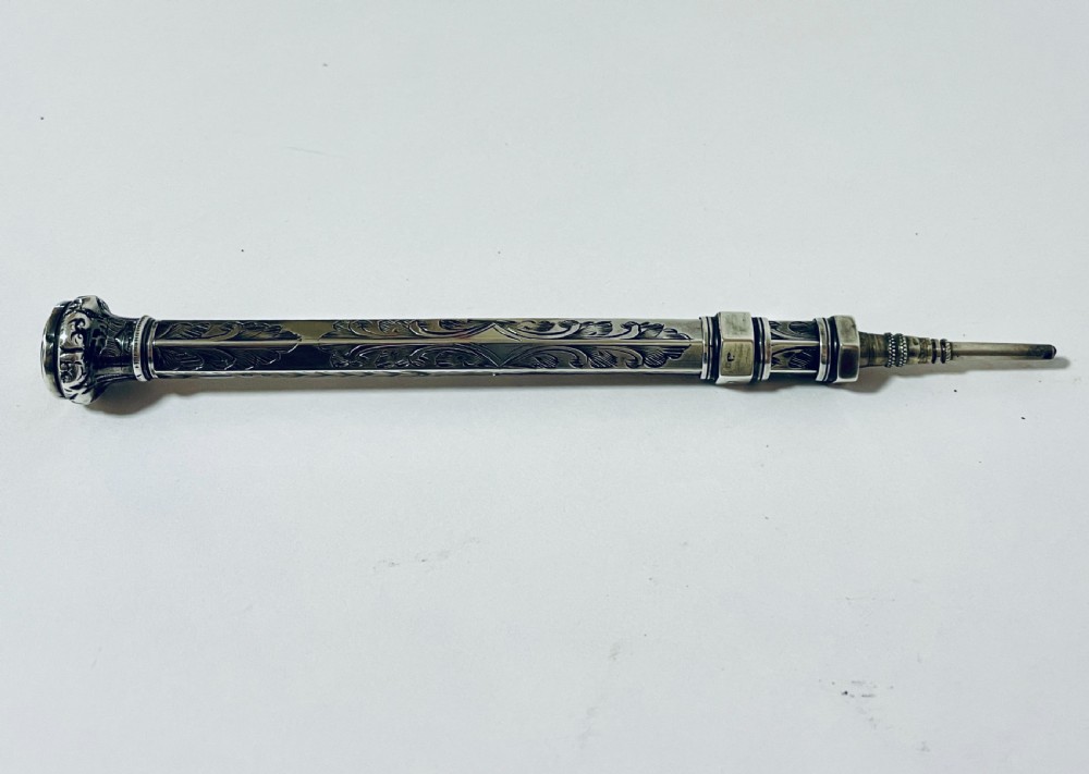 Victorian Silver Propelling Pencil View V