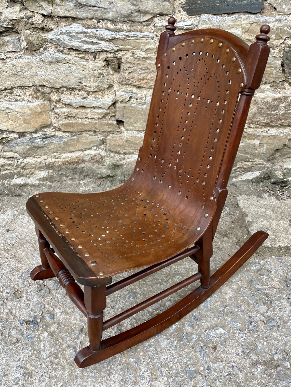 Antique Child's Bentwood Rocking Chair View IV
