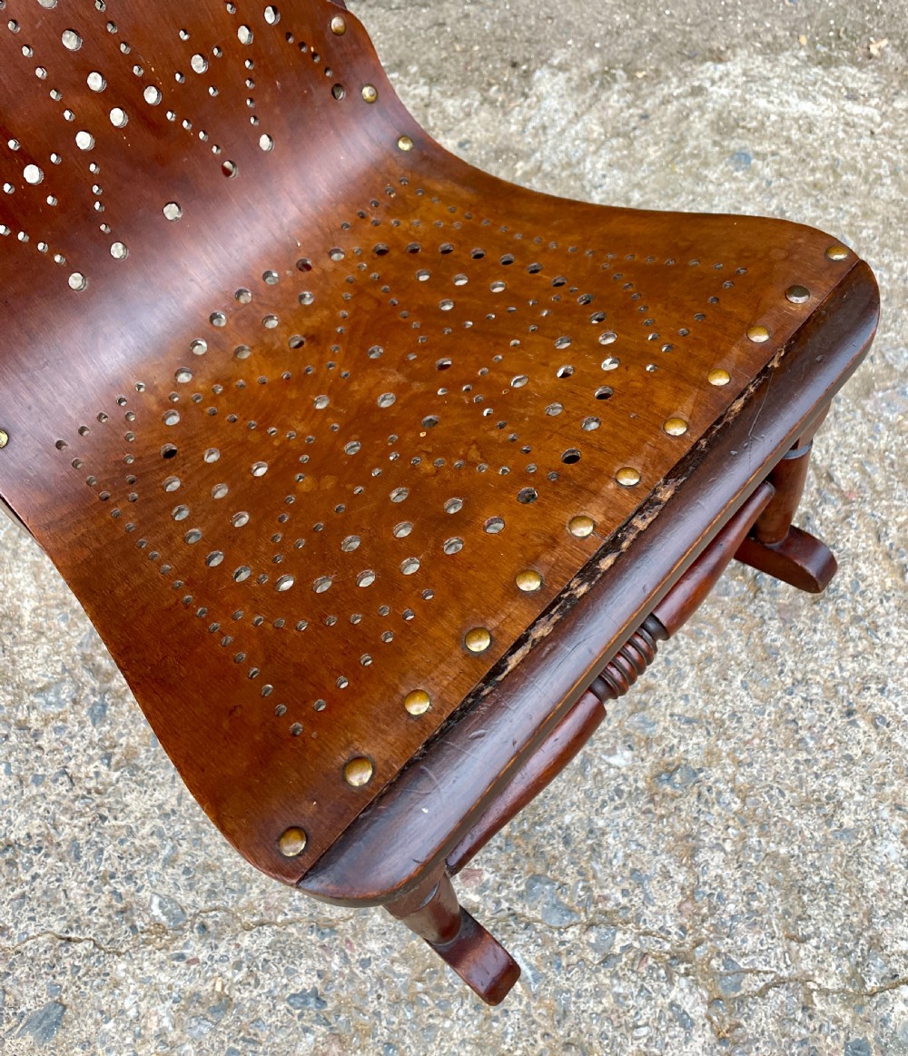 Antique Child's Bentwood Rocking Chair View XII