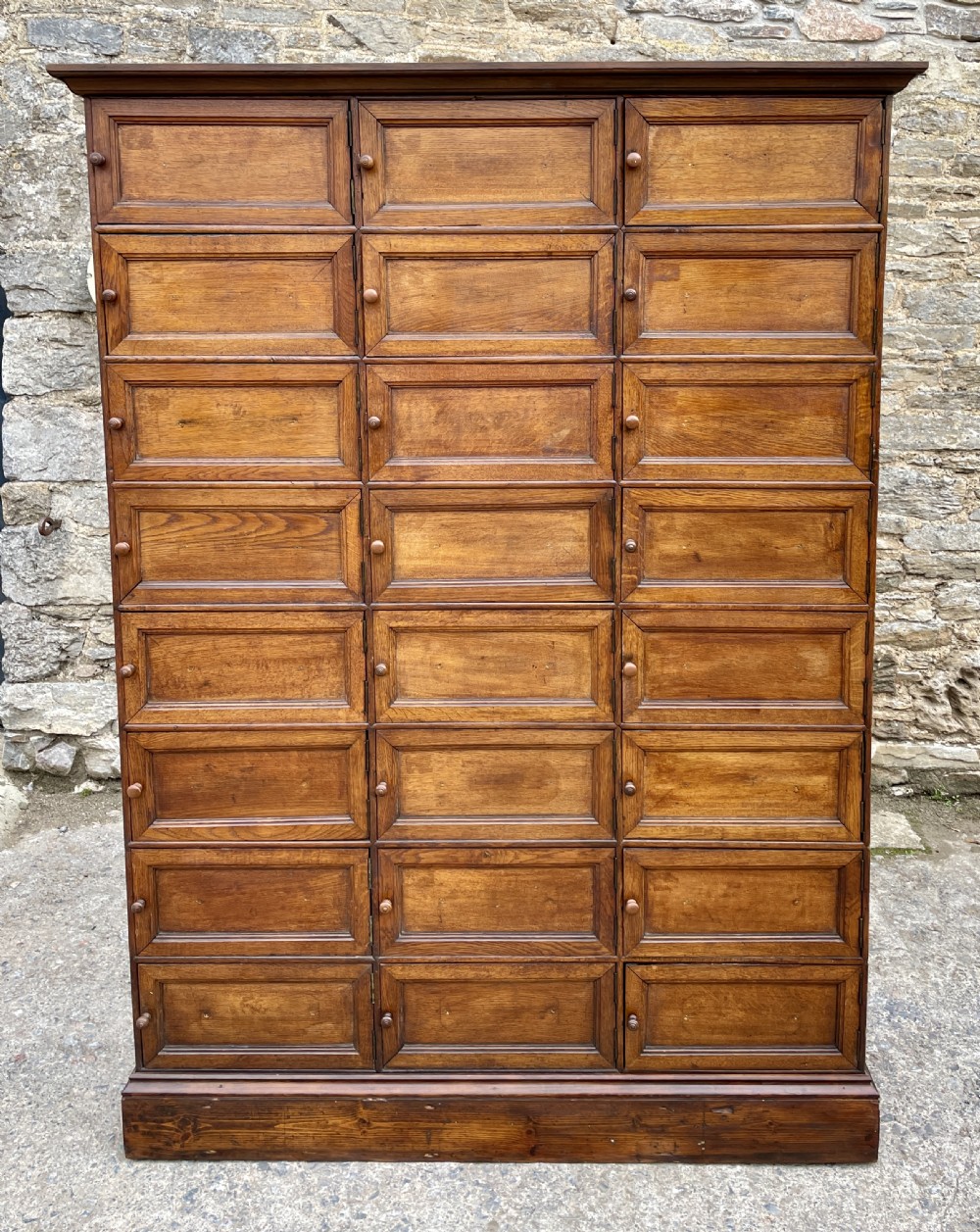 Antique French Oak Notaires Cabinet