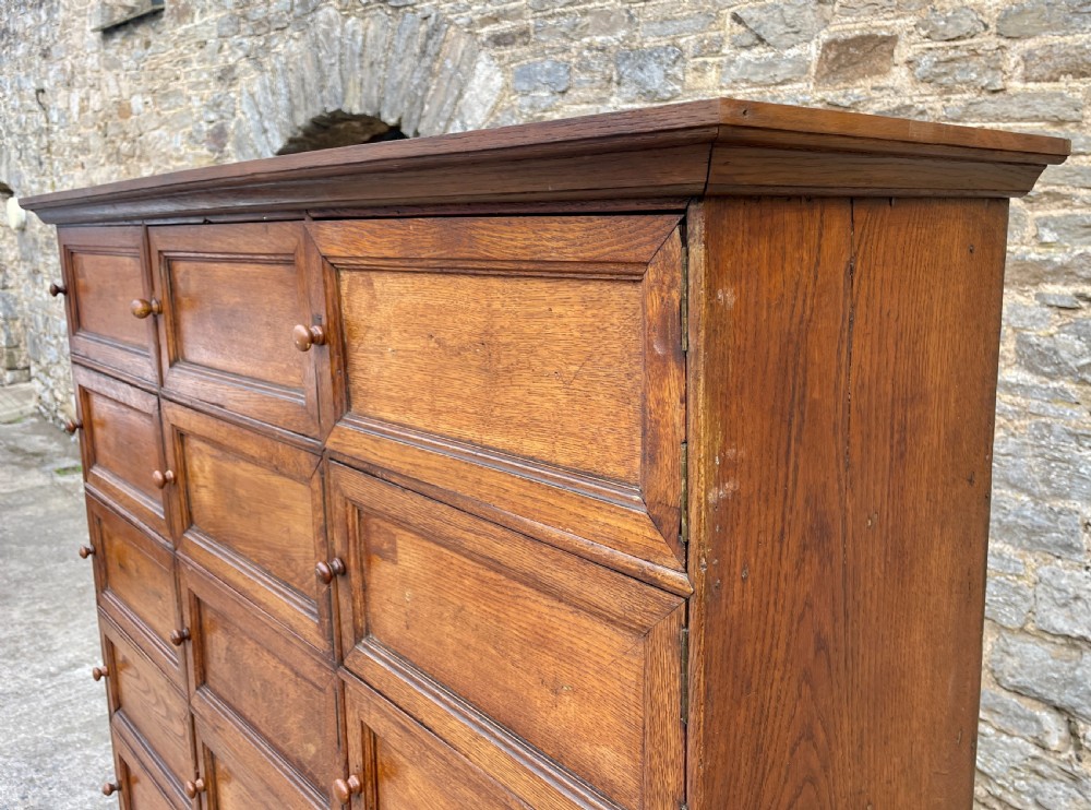 Antique French Oak Notaires Cabinet View VII