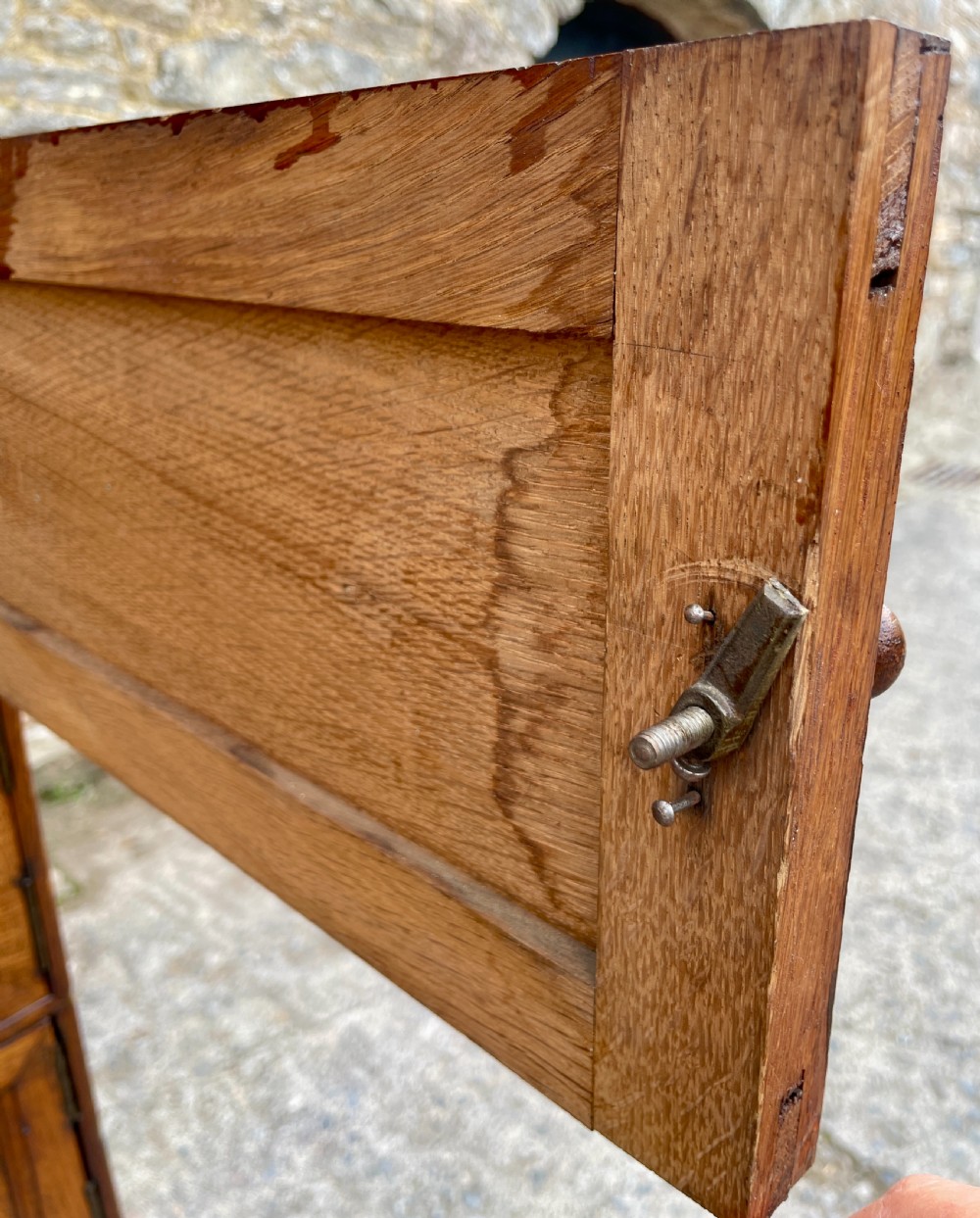 Antique French Oak Notaires Cabinet View XII