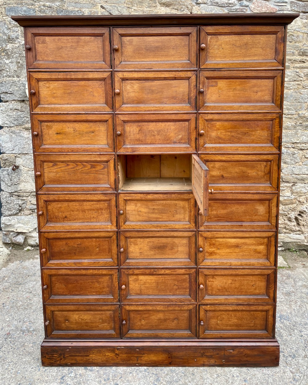 Antique French Oak Notaires Cabinet View XIII