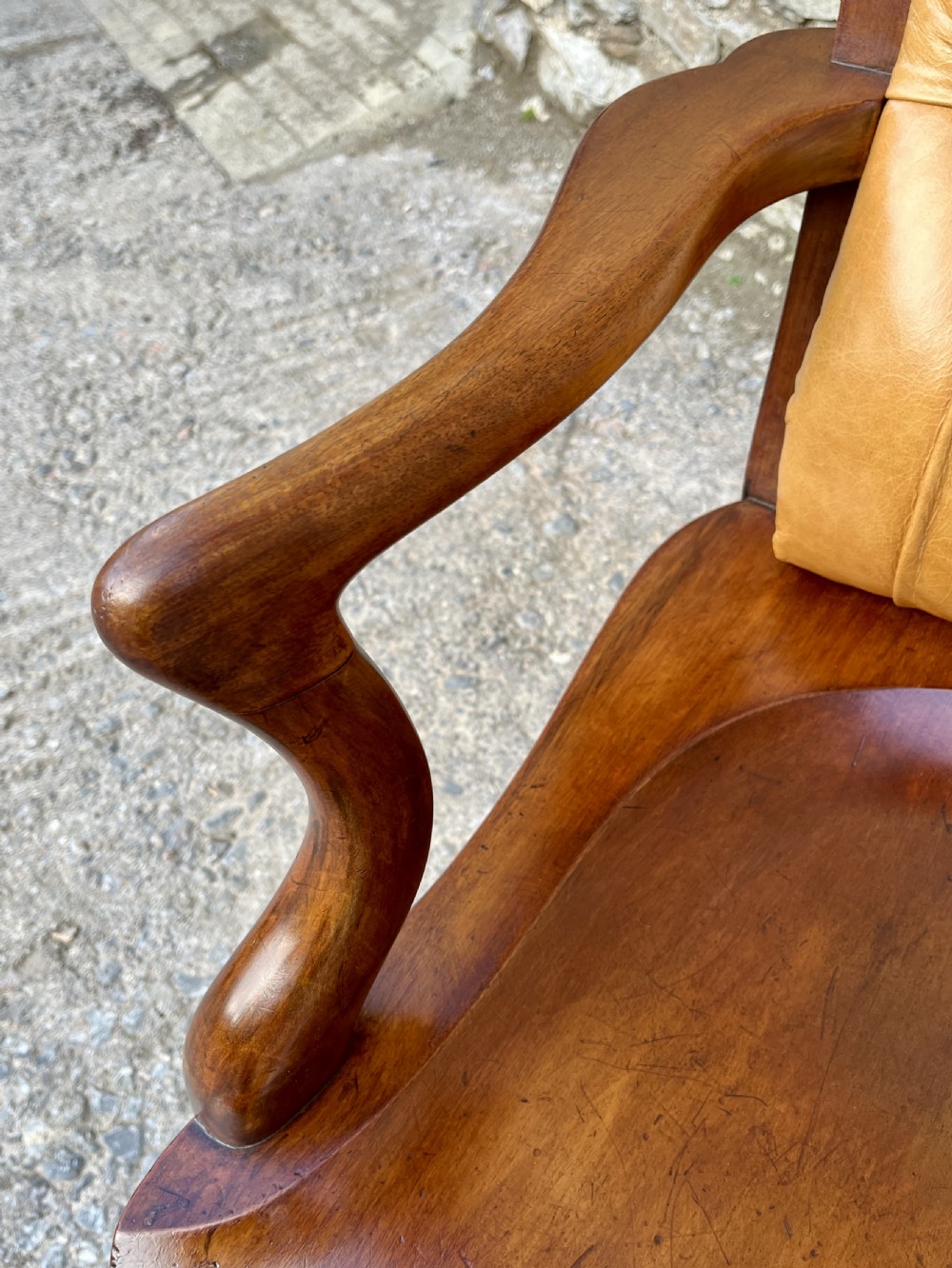 Victorian Mahogany Desk Chair View XV