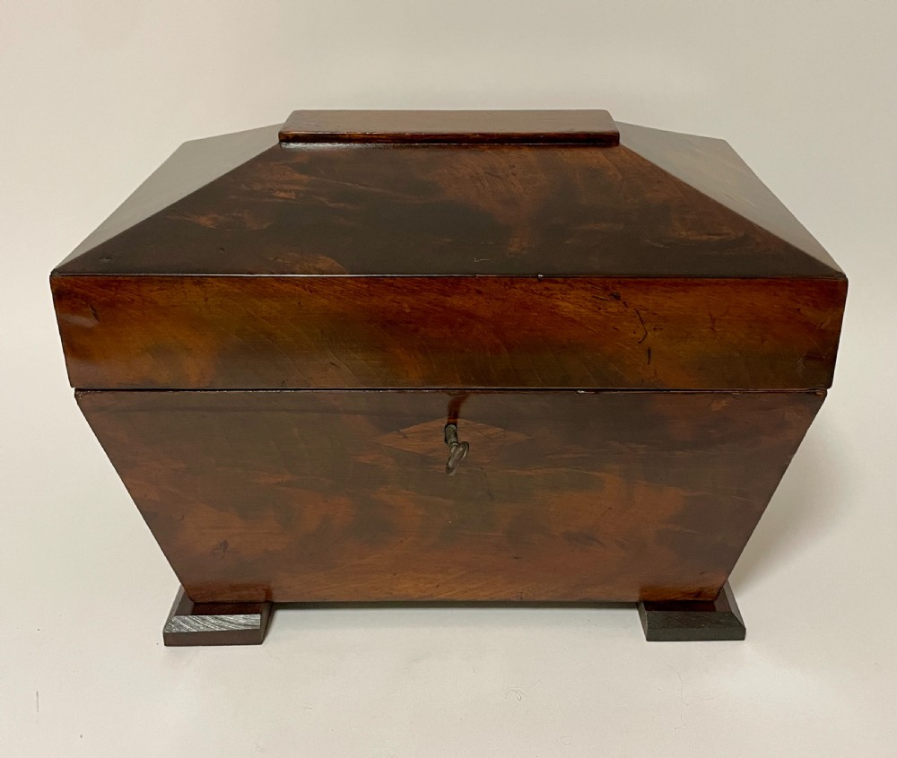 Antique Mahogany Caddy Box