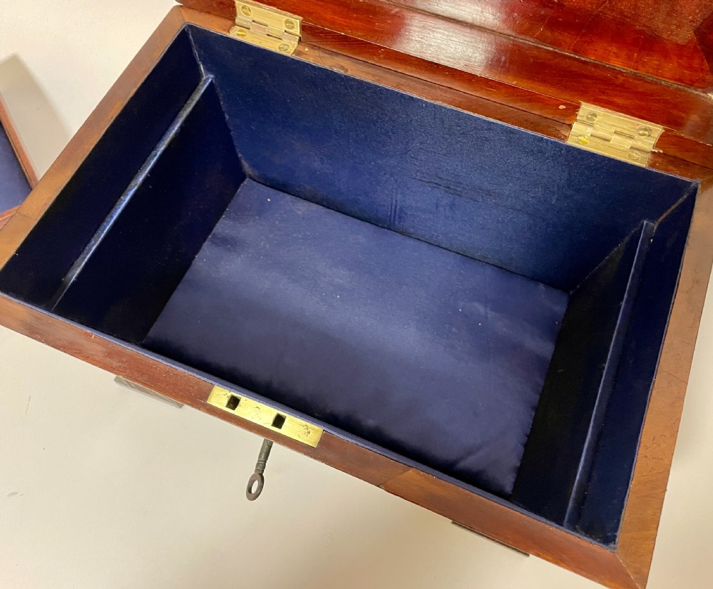 Antique Mahogany Caddy Box View V