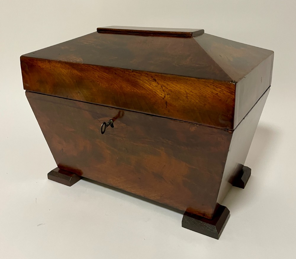 Antique Mahogany Caddy Box View VII
