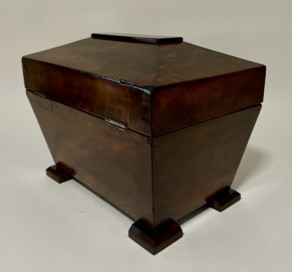 Antique Mahogany Caddy Box View XIII