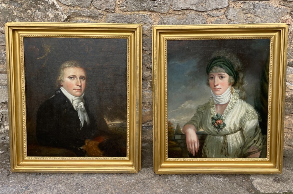 Pair of Victorian Portraits by George Smith