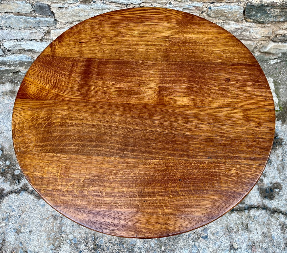 Georgian Oak Tilt Top Wine Table View IV
