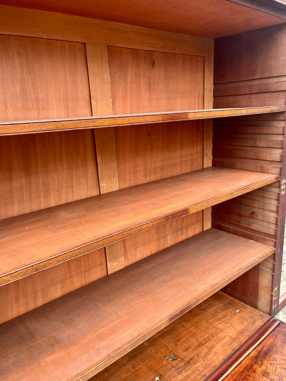 William IV Mahogany Glazed Bookcase View VI