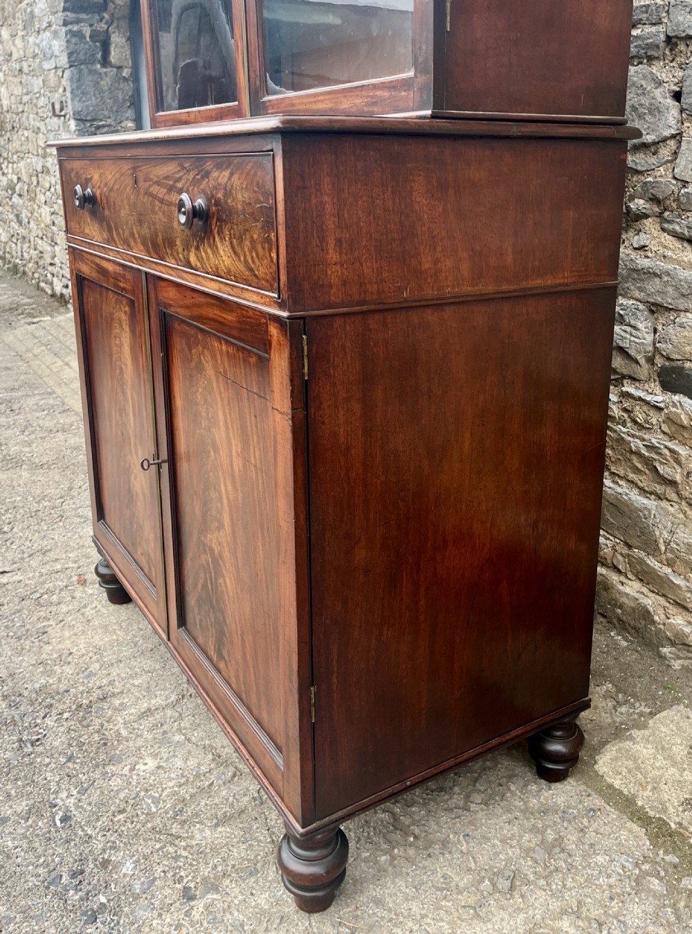 William IV Mahogany Glazed Bookcase View XIV