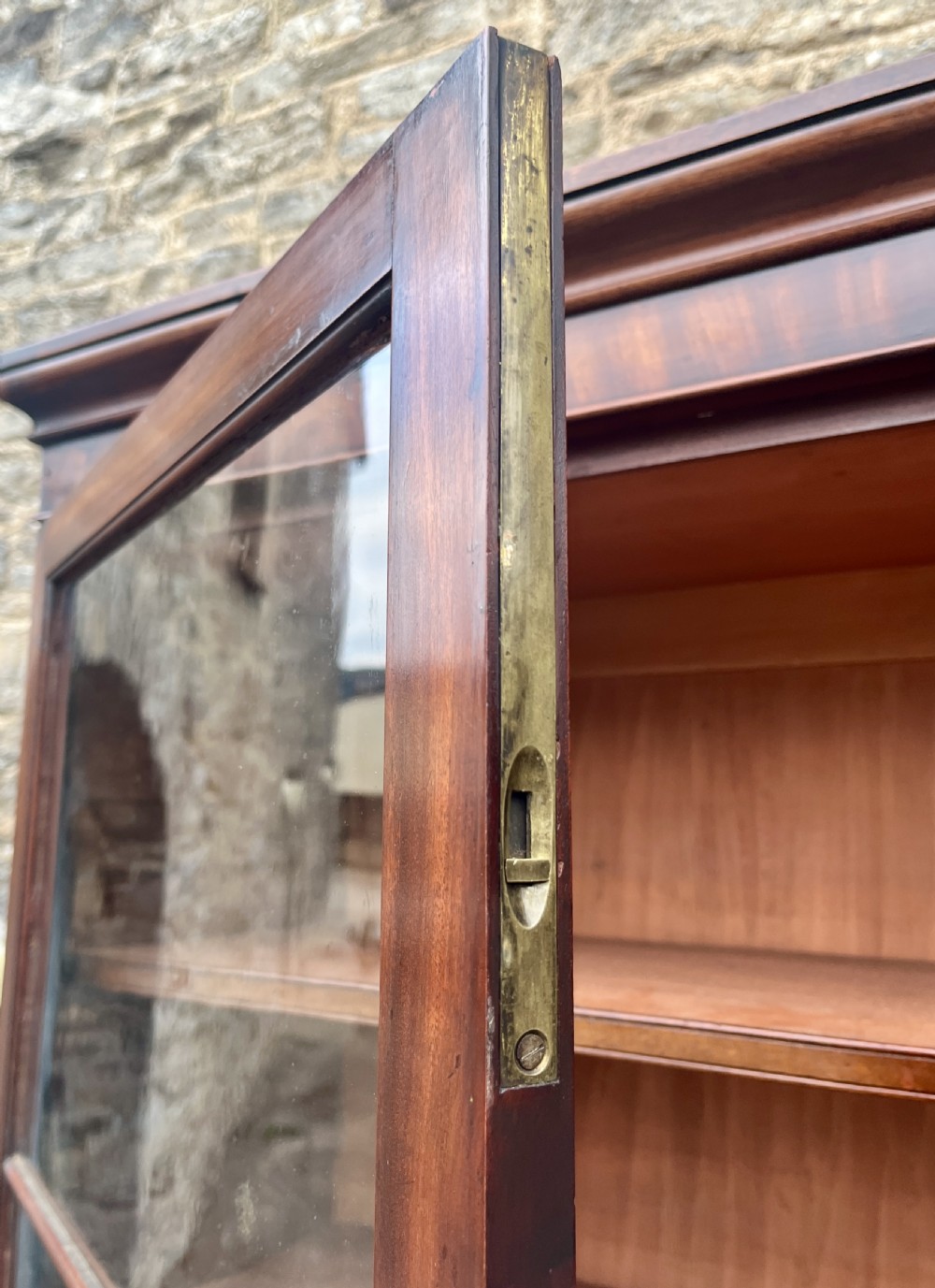 William IV Mahogany Glazed Bookcase View XVI
