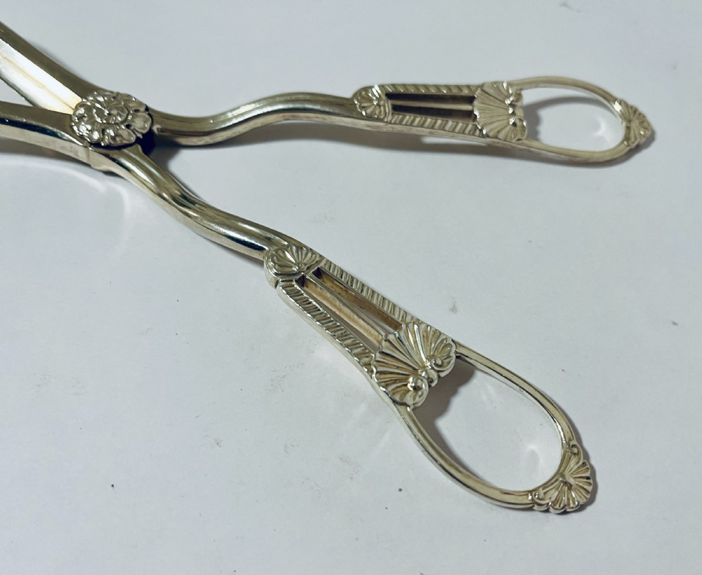 Victorian Silver Grape Scissors View V