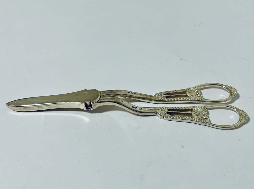 Victorian Silver Grape Scissors View XI