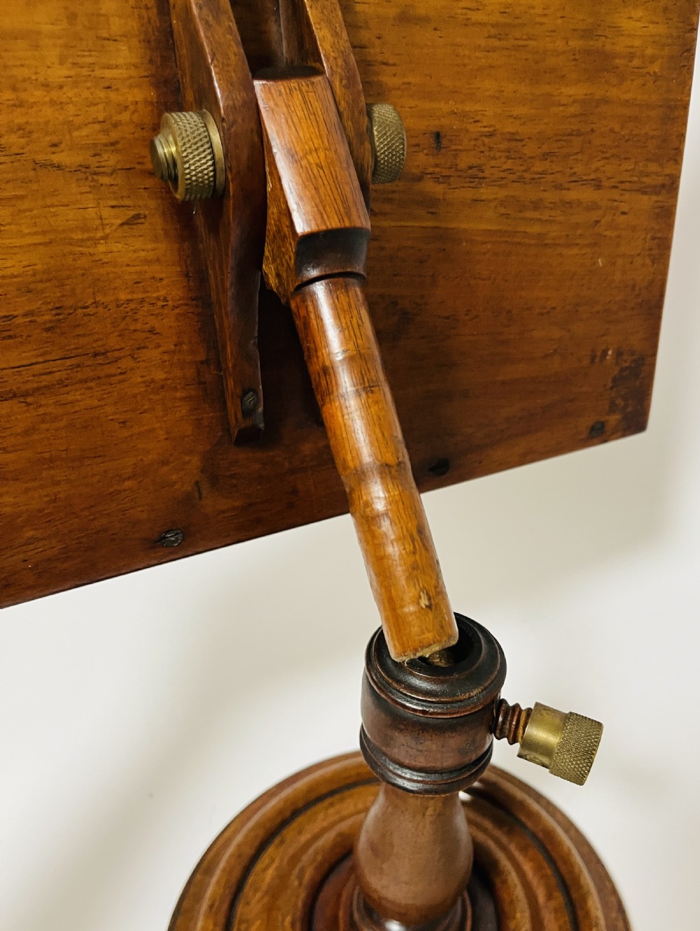 Antique Mahogany Adjustable Reading Stand View XI