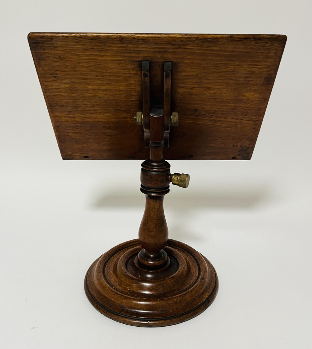 Antique Mahogany Adjustable Reading Stand View XIII