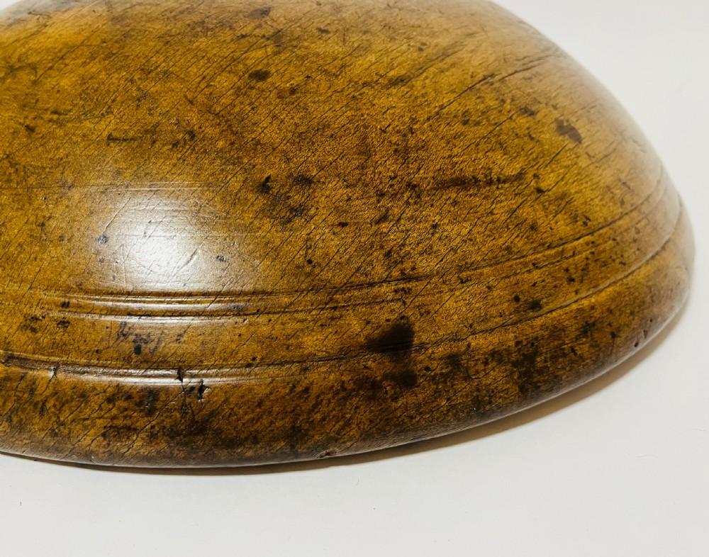 Antique Sycamore Dairy Bowl View IX
