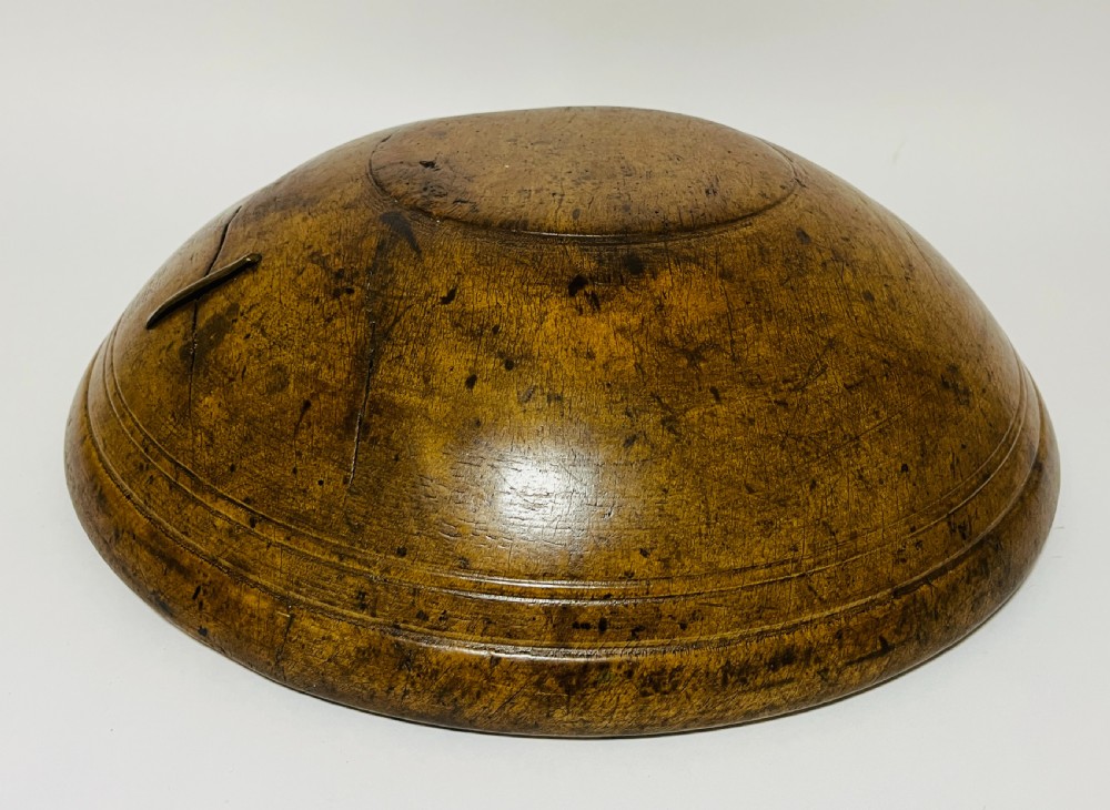 Antique Sycamore Dairy Bowl View X