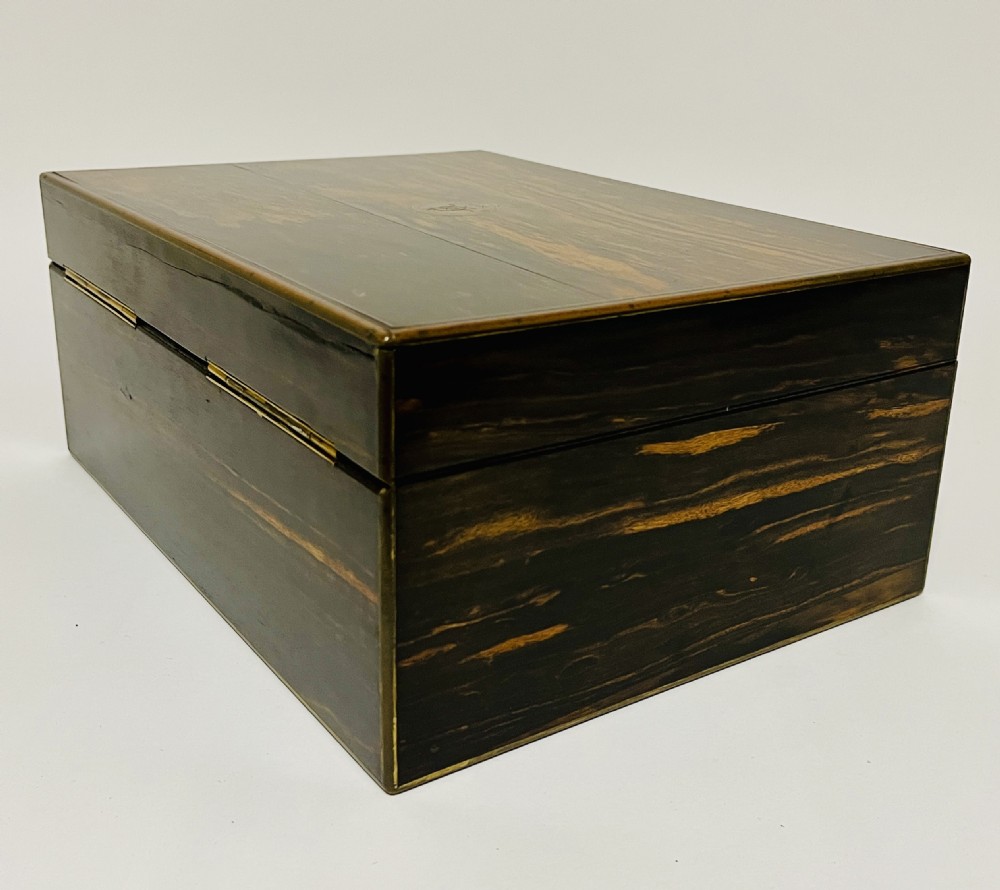 Victorian Coromandel Sewing Box by Parkins & Gotto View XIV