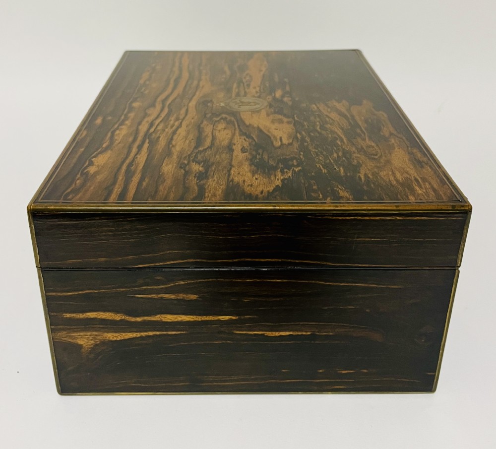Victorian Coromandel Sewing Box by Parkins & Gotto View XVI