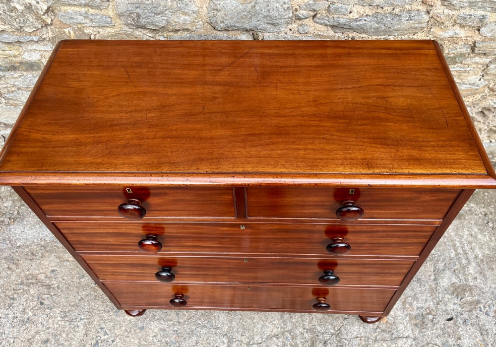 Victorian Mahogany Chest of Drawers View VIII