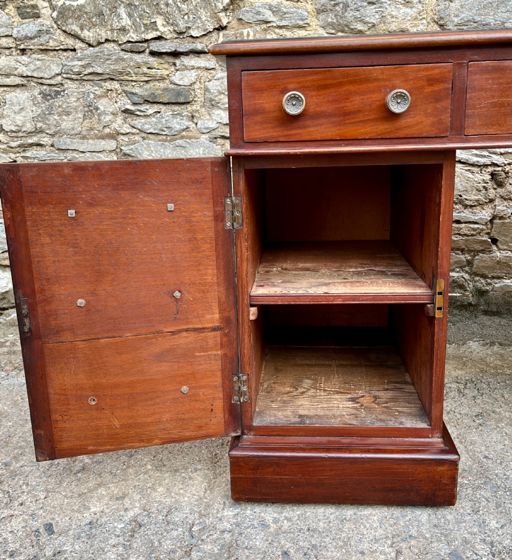 Victorian Mahogany Pedestal Desk View IX
