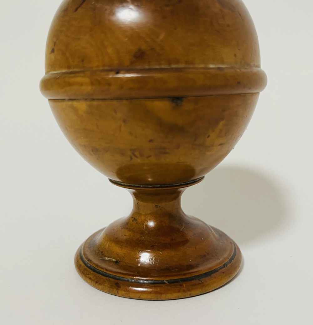 Antique Apothecary's Treen Pill Silverer View III