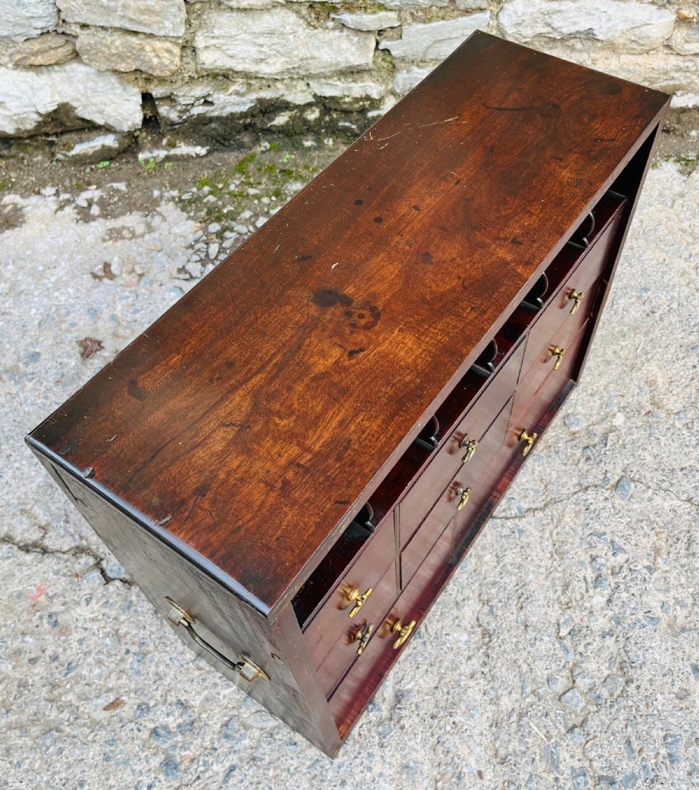 Georgian Mahogany Spice Cabinet View VII