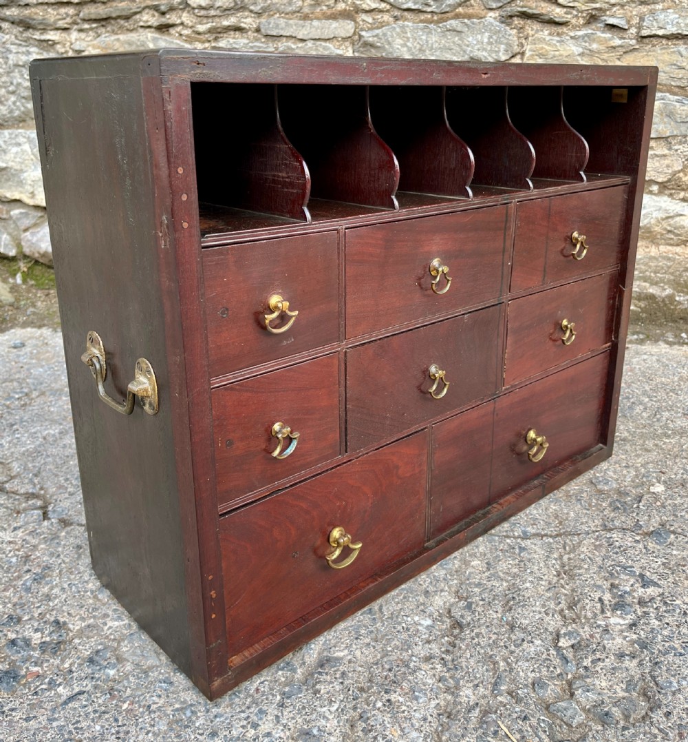 Georgian Mahogany Spice Cabinet View VIII