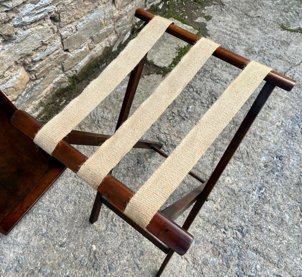 Victorian Mahogany Folding Butlers Tray View XII