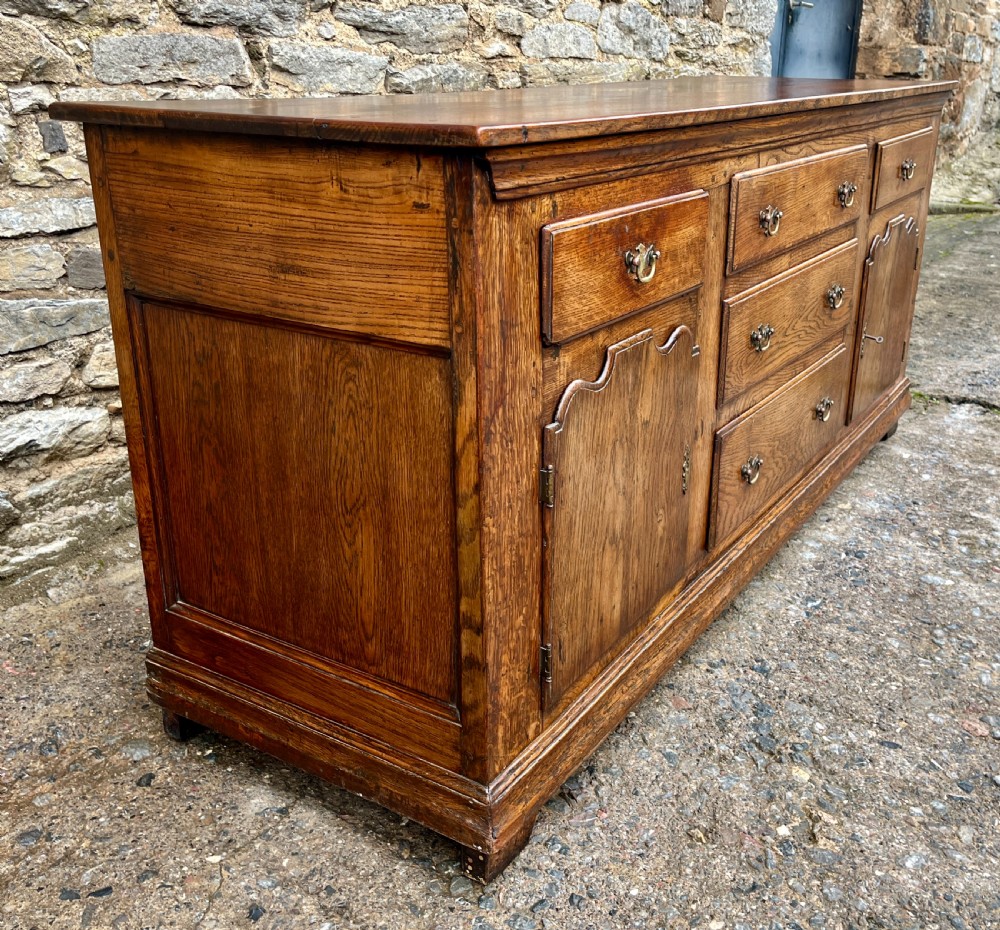 Antique Oak Dresser Base View II