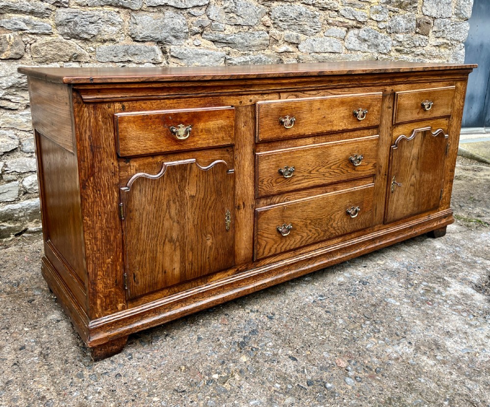 Antique Oak Dresser Base View III
