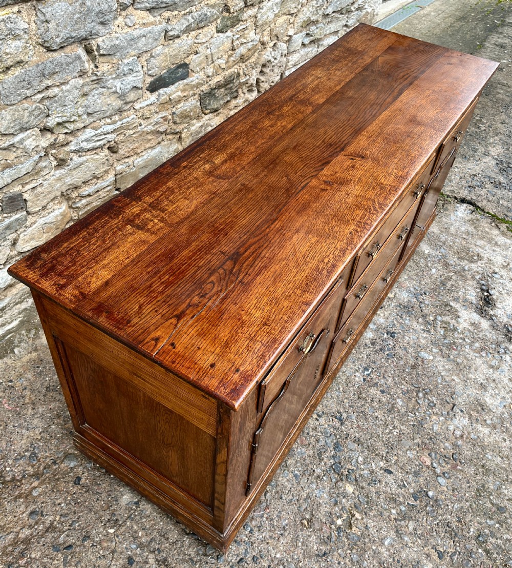 Antique Oak Dresser Base View VI