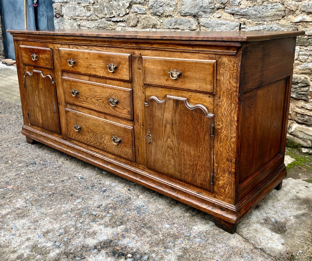 Antique Oak Dresser Base View VII