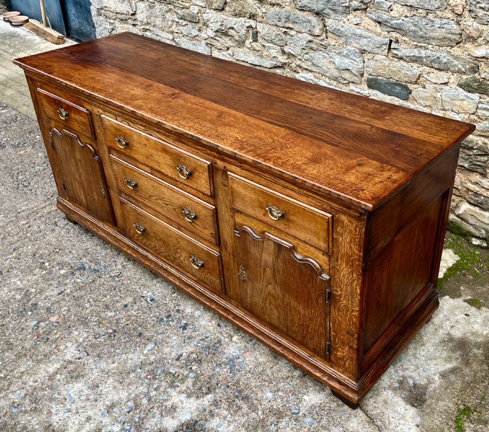 Antique Oak Dresser Base View VIII