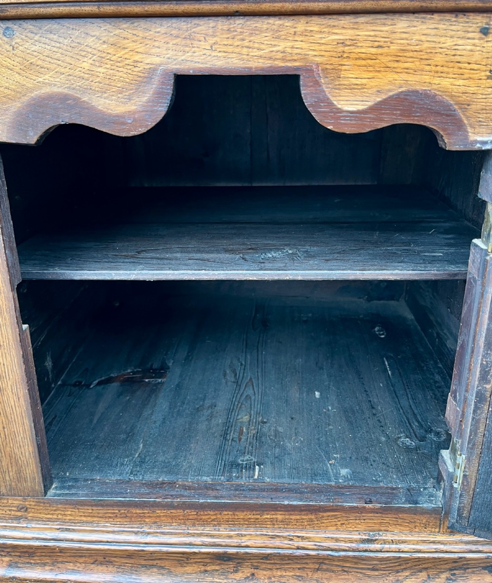 Antique Oak Dresser Base View XI